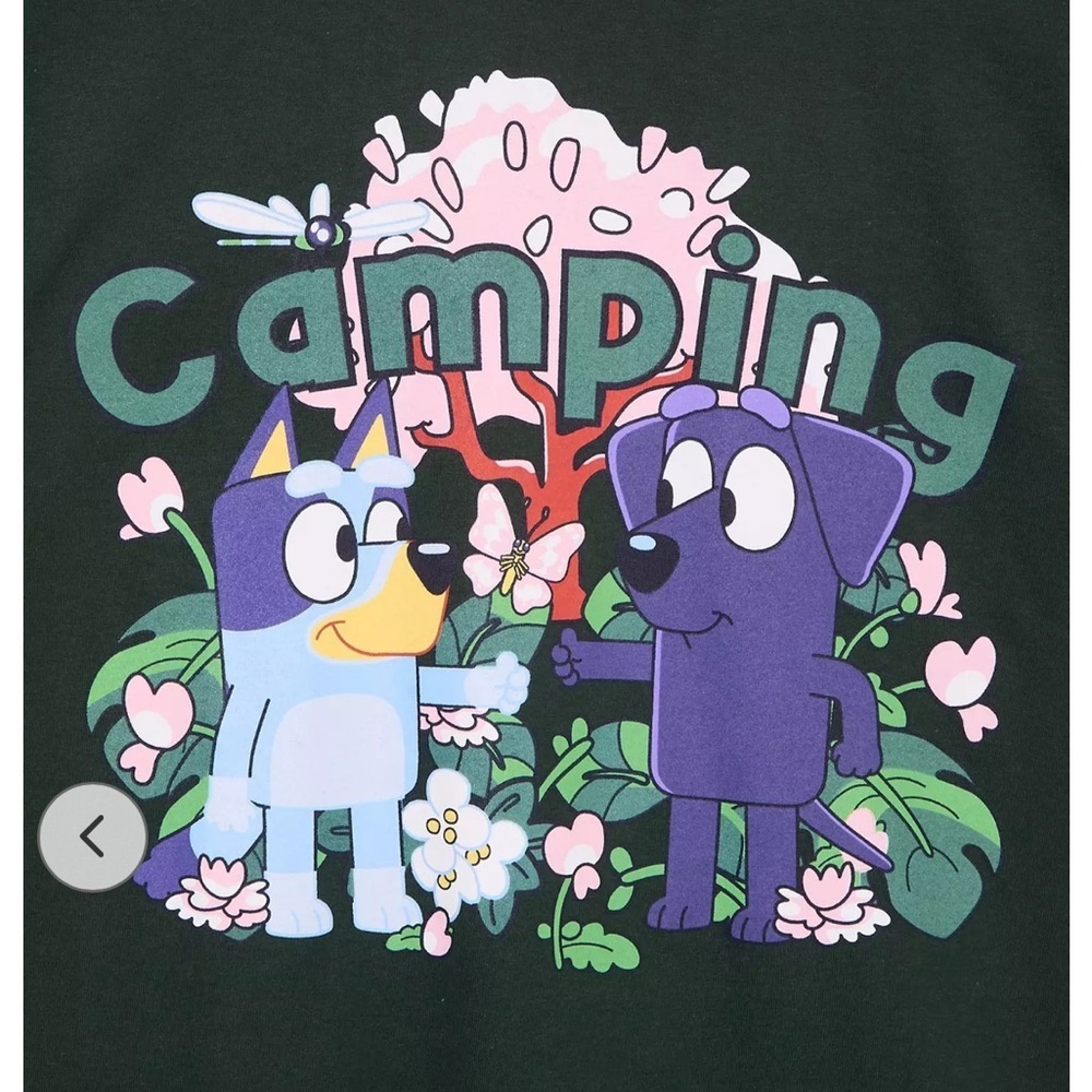 Blue Camping T-Shirt New With Tags - Picture 2 of 3